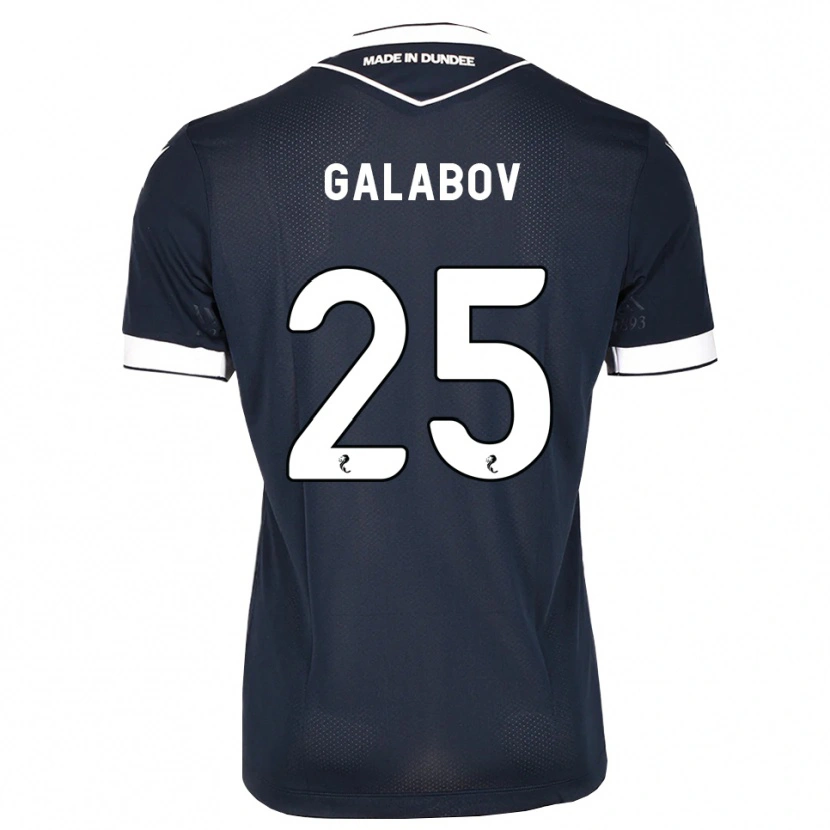 Danxen Homme Maillot Plamen Galabov #25 Bleu Nuit Blanc Tenues Domicile 2026/27 T-Shirt