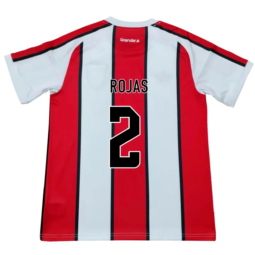 Danxen Homme Maillot Robert Rojas #2 Blanc Rouge Noir Tenues Extérieur 2026/27 T-Shirt