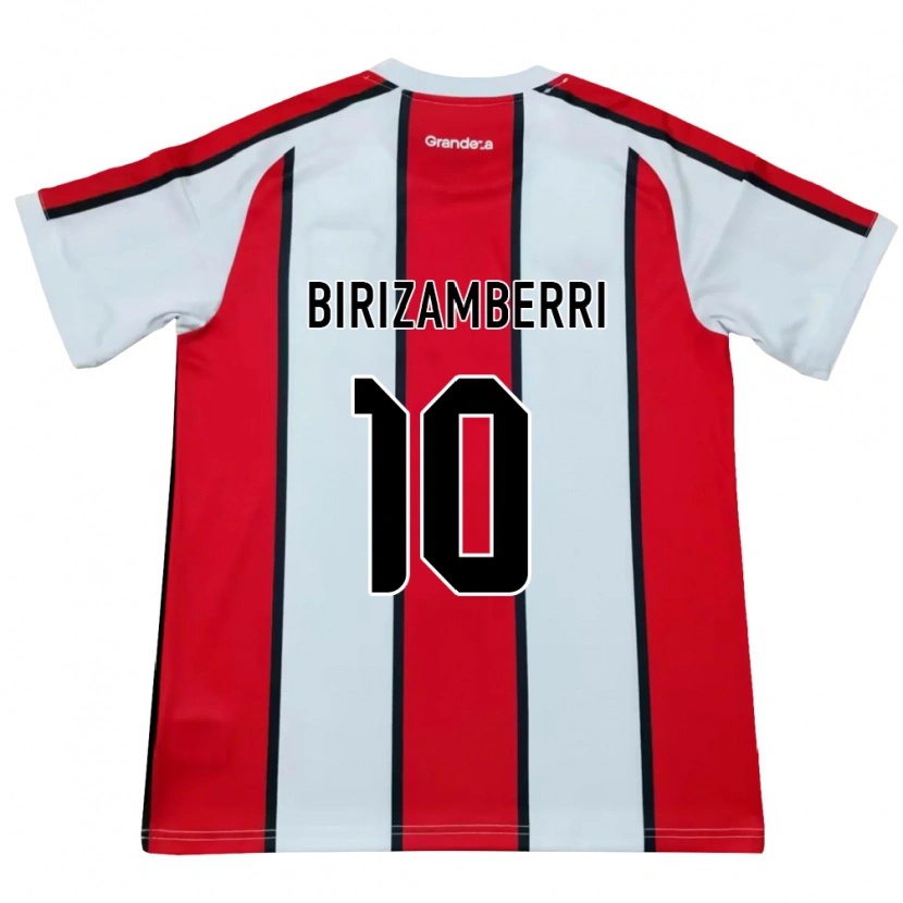 Danxen Homme Maillot María Carolina Birizamberri Rivero #10 Blanc Rouge Noir Tenues Extérieur 2026/27 T-Shirt