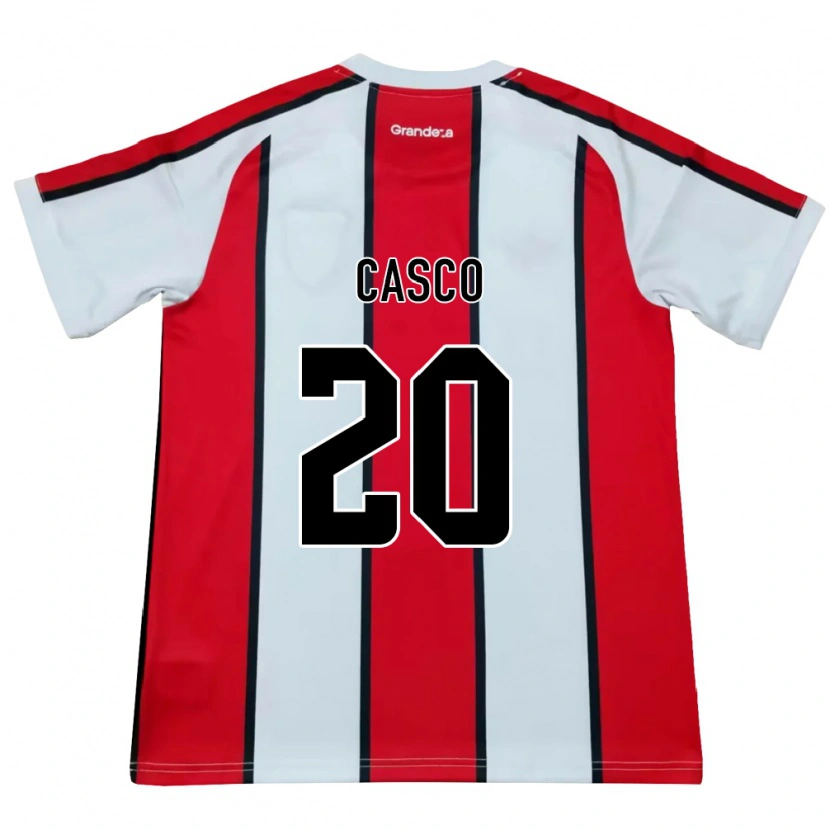 Danxen Homme Maillot Milton Casco #20 Blanc Rouge Noir Tenues Extérieur 2026/27 T-Shirt