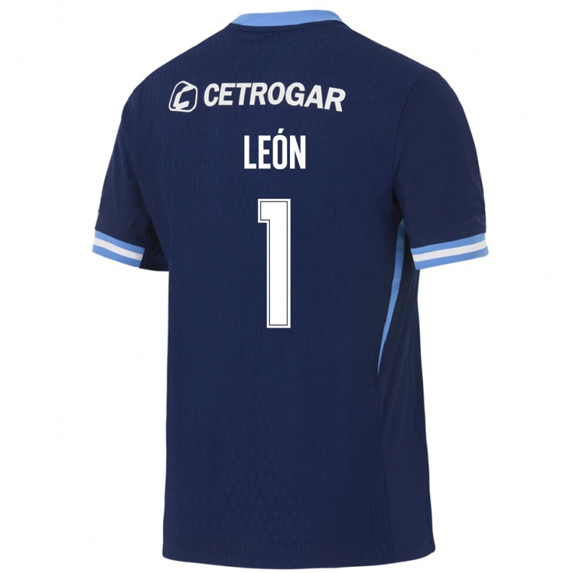 Danxen Homme Maillot Roberto Leon #1 Bleu Royal Bleu Clair Blanc Tenues Extérieur 2026/27 T-Shirt