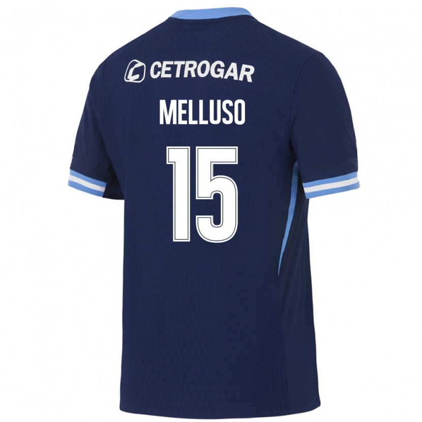 Danxen Homme Maillot Mateo Melluso #15 Bleu Royal Bleu Clair Blanc Tenues Extérieur 2026/27 T-Shirt