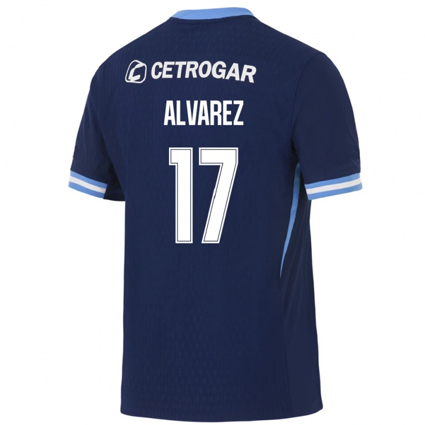 Danxen Homme Maillot Lucas Alvarez #17 Bleu Royal Bleu Clair Blanc Tenues Extérieur 2026/27 T-Shirt