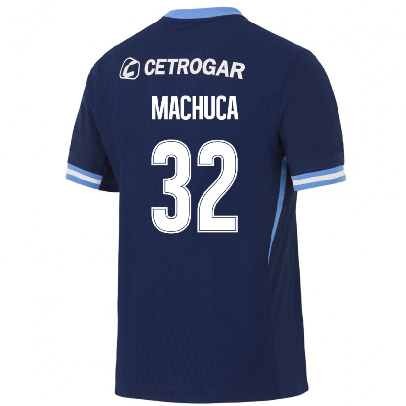 Danxen Homme Maillot Elias Machuca #32 Bleu Royal Bleu Clair Blanc Tenues Extérieur 2026/27 T-Shirt