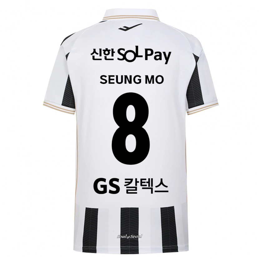 Danxen Homme Maillot Seung-Mo Lee #8 Noir Blanc Tenues Extérieur 2026/27 T-Shirt