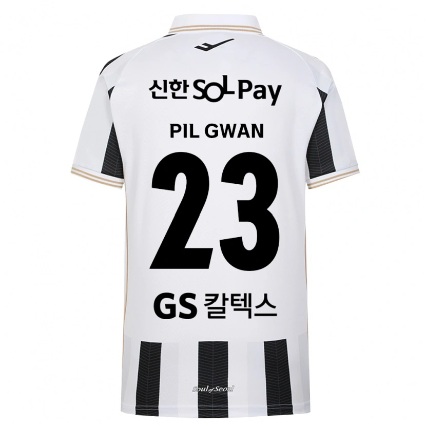 Danxen Homme Maillot Pil-Gwan Ko #23 Noir Blanc Tenues Extérieur 2026/27 T-Shirt