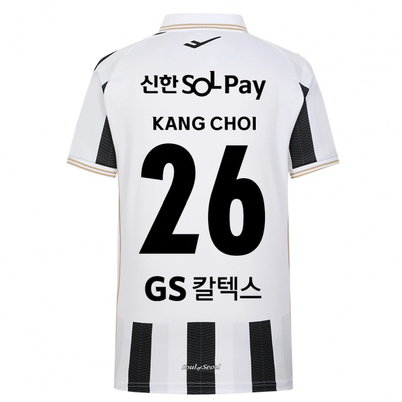 Danxen Homme Maillot Kang Choi #26 Noir Blanc Tenues Extérieur 2026/27 T-Shirt