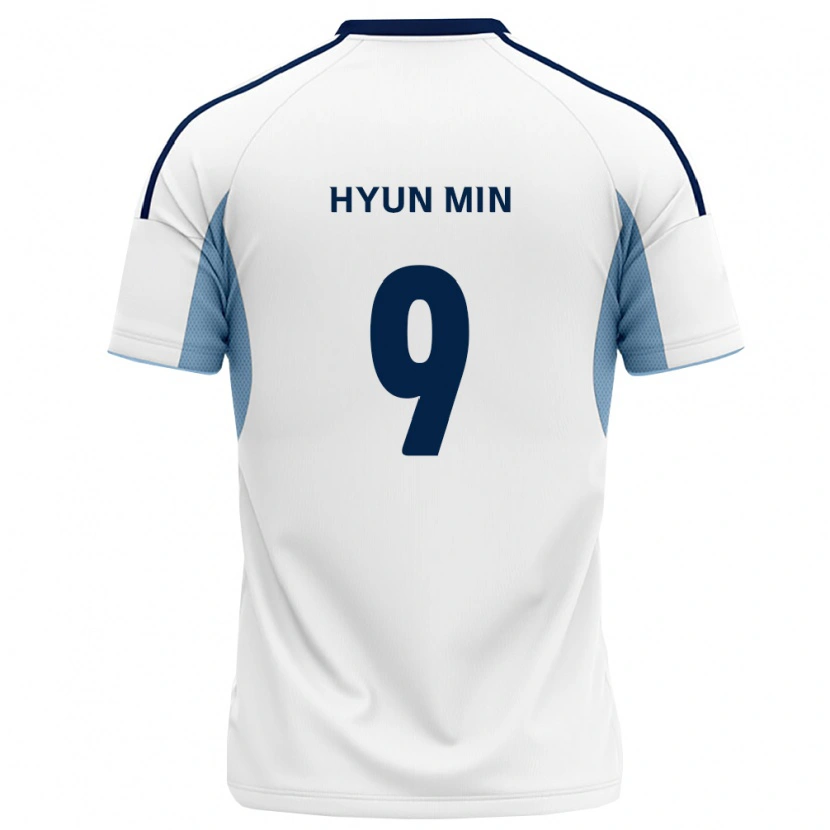 Danxen Homme Maillot Hyun-Min Oh #9 Bleu Royal Blanc Tenues Extérieur 2026/27 T-Shirt