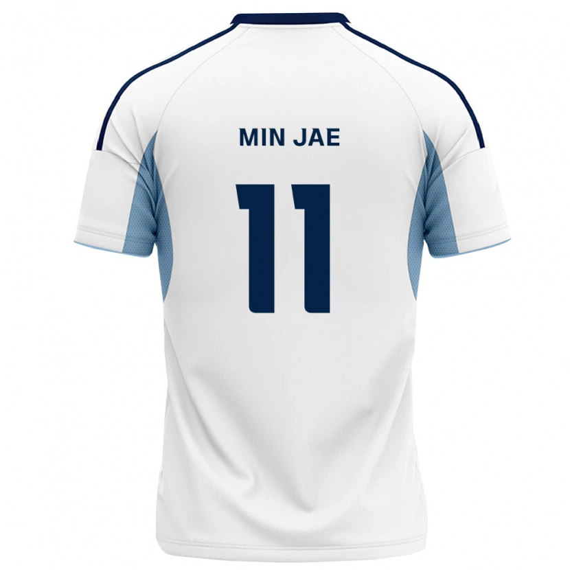 Danxen Homme Maillot Min-Jae Jo #11 Bleu Royal Blanc Tenues Extérieur 2026/27 T-Shirt