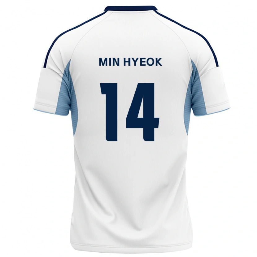 Danxen Homme Maillot Min-Hyeok Jeong #14 Bleu Royal Blanc Tenues Extérieur 2026/27 T-Shirt