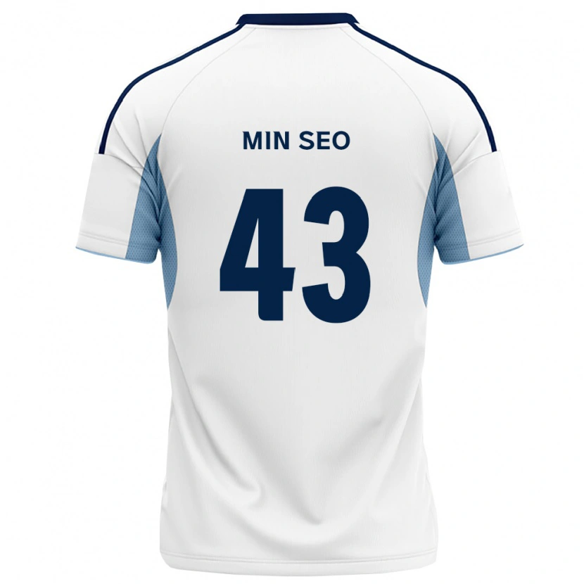 Danxen Homme Maillot Min-Seo Jo #43 Bleu Royal Blanc Tenues Extérieur 2026/27 T-Shirt