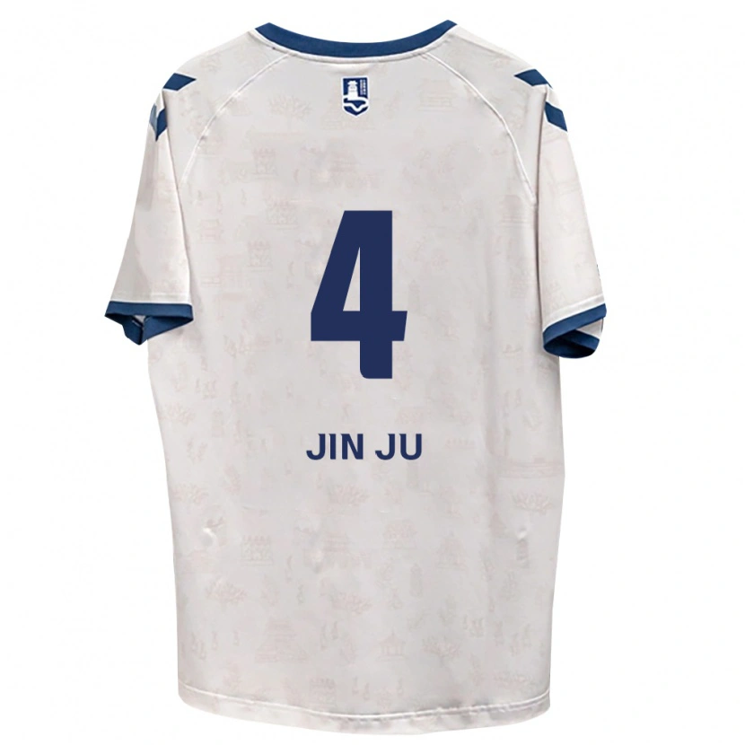 Danxen Homme Maillot Jin-Ju Seo #4 Bleu Royal Blanc Tenues Extérieur 2026/27 T-Shirt