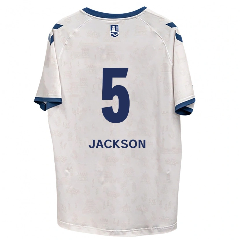 Danxen Homme Maillot Lachlan Jackson #5 Bleu Royal Blanc Tenues Extérieur 2026/27 T-Shirt