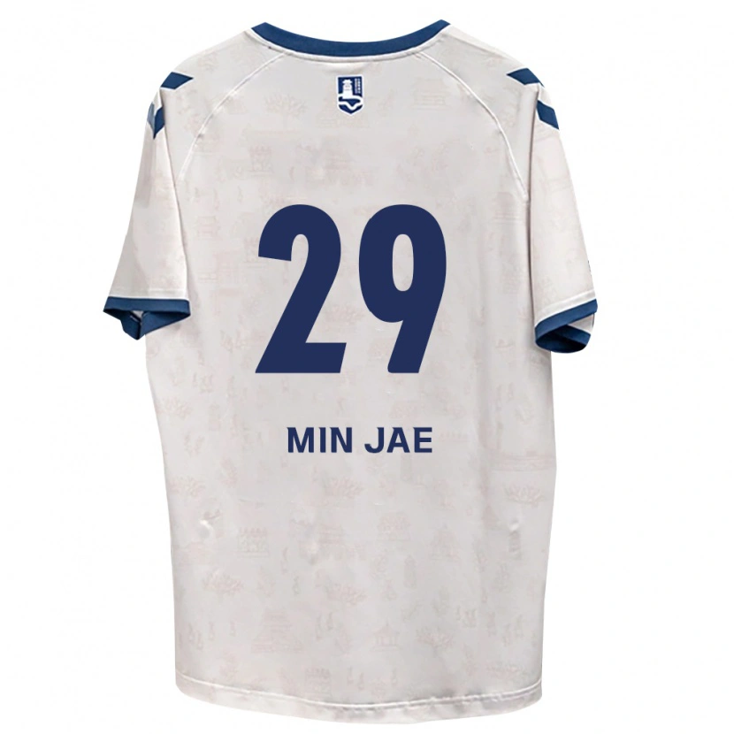 Danxen Homme Maillot Min-Jae Kang #29 Bleu Royal Blanc Tenues Extérieur 2026/27 T-Shirt