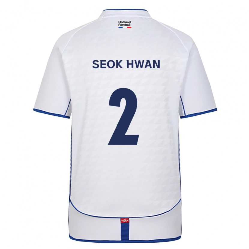 Danxen Homme Maillot Seok-Hwan Jang #2 Noir Blanc Rouge Tenues Extérieur 2026/27 T-Shirt