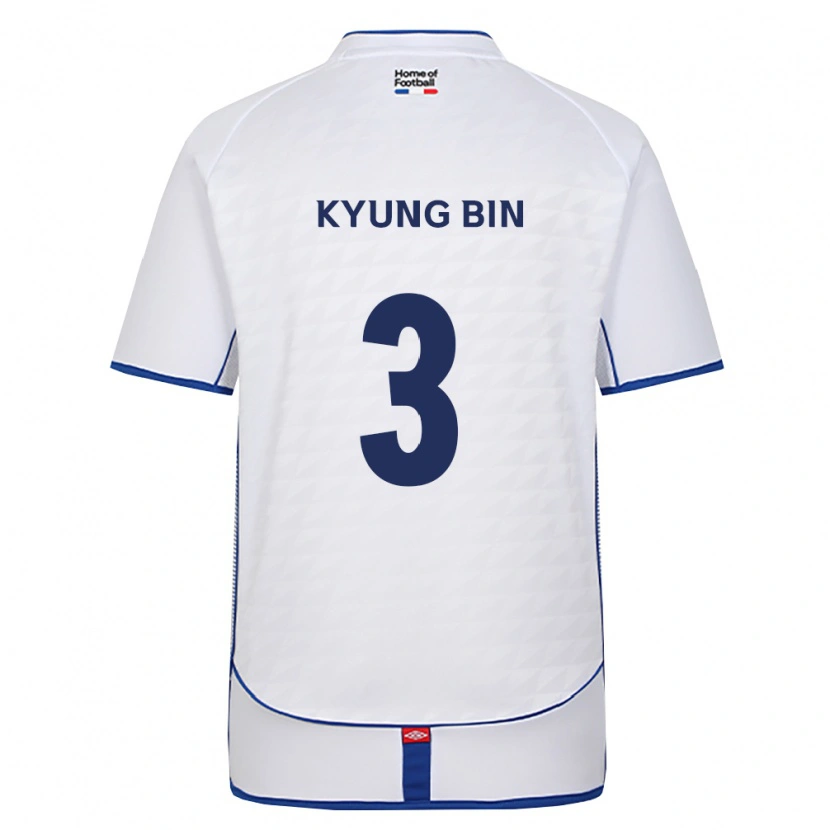 Danxen Homme Maillot Kyung-Bin Mo #3 Noir Blanc Rouge Tenues Extérieur 2026/27 T-Shirt