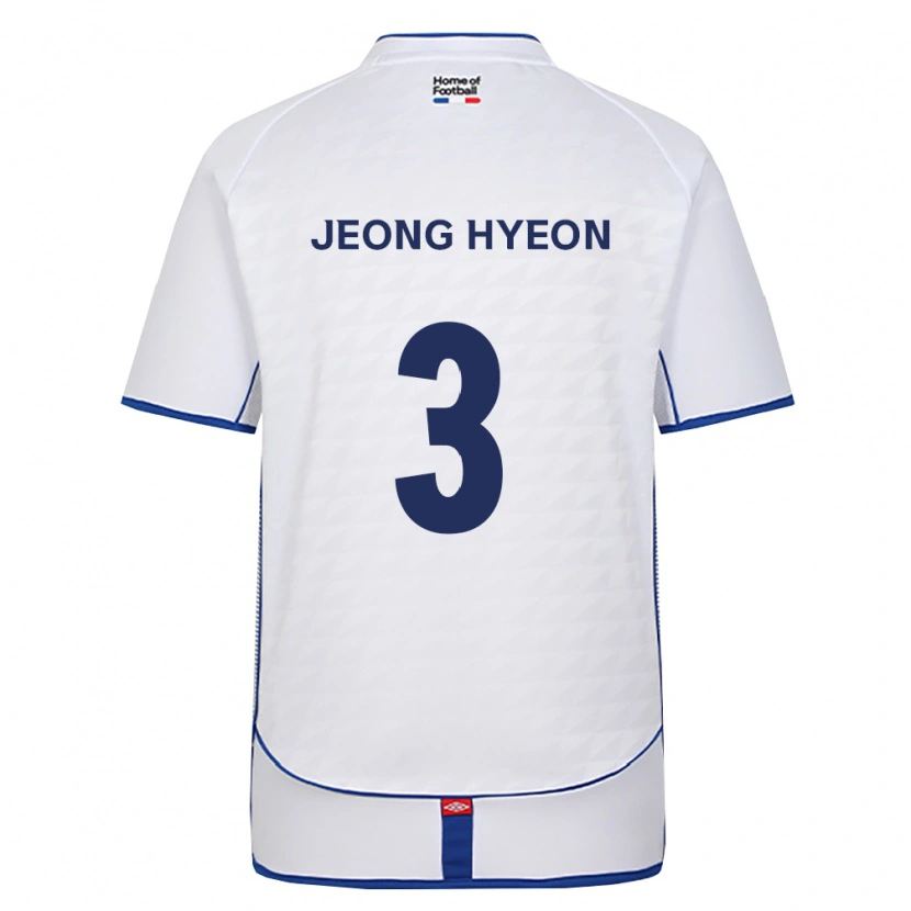 Danxen Homme Maillot Jeong-Hyeon Kim #3 Noir Blanc Rouge Tenues Extérieur 2026/27 T-Shirt