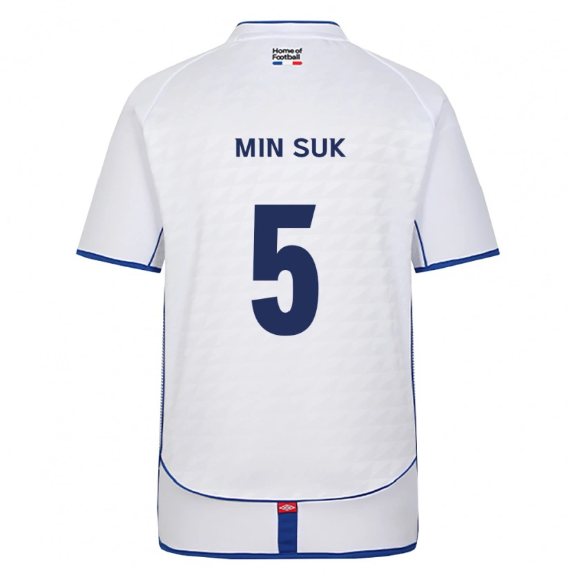 Danxen Homme Maillot Min Suk #5 Noir Blanc Rouge Tenues Extérieur 2026/27 T-Shirt