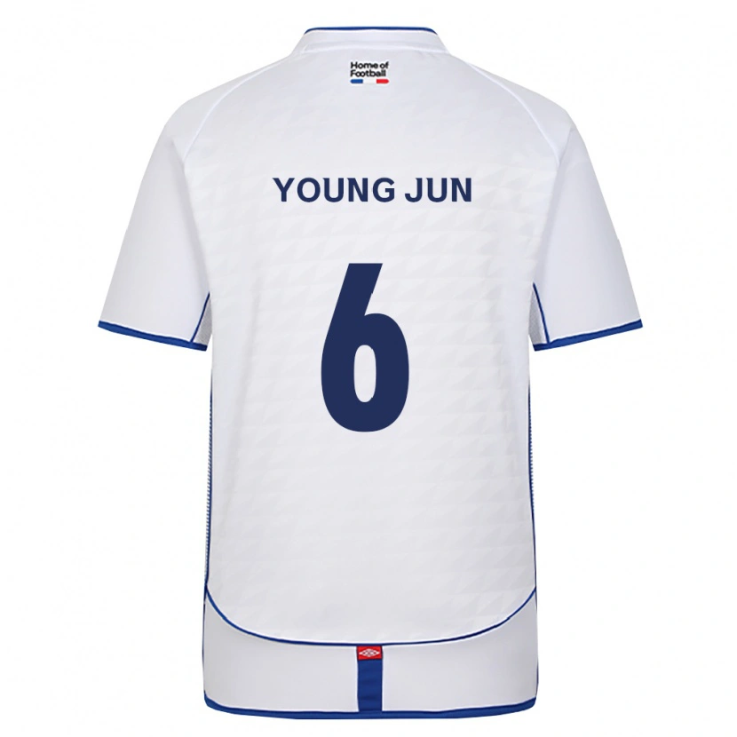 Danxen Homme Maillot Young-Jun Choi #6 Noir Blanc Rouge Tenues Extérieur 2026/27 T-Shirt
