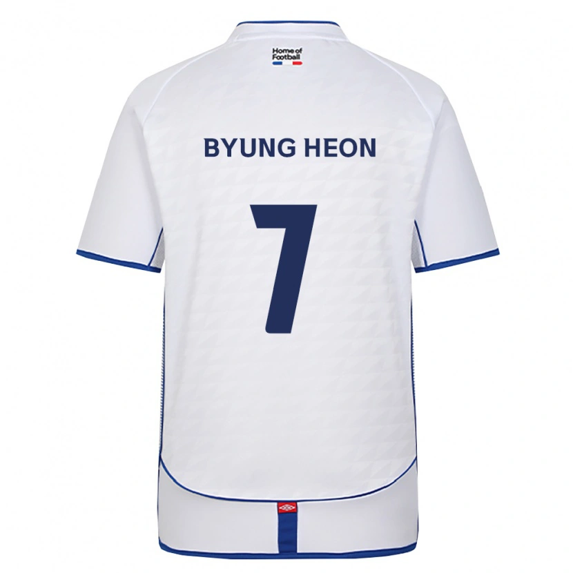 Danxen Homme Maillot Byung-Heon Yoo #7 Noir Blanc Rouge Tenues Extérieur 2026/27 T-Shirt