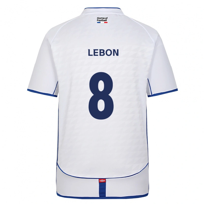 Danxen Homme Maillot Keelan Lebon #8 Noir Blanc Rouge Tenues Extérieur 2026/27 T-Shirt