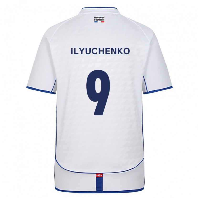 Danxen Homme Maillot Stanislav Ilyuchenko #9 Noir Blanc Rouge Tenues Extérieur 2026/27 T-Shirt