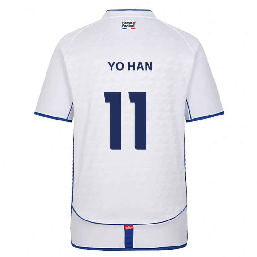 Danxen Homme Maillot Yo-Han Jang #11 Noir Blanc Rouge Tenues Extérieur 2026/27 T-Shirt
