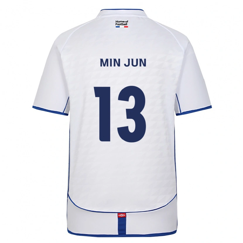 Danxen Homme Maillot Min-Jun Yeo #13 Noir Blanc Rouge Tenues Extérieur 2026/27 T-Shirt