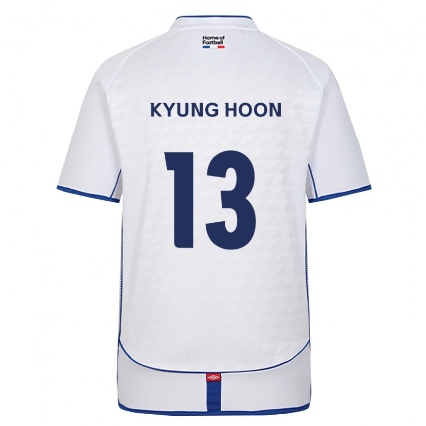 Danxen Homme Maillot Kyung-Hoon Park #13 Noir Blanc Rouge Tenues Extérieur 2026/27 T-Shirt