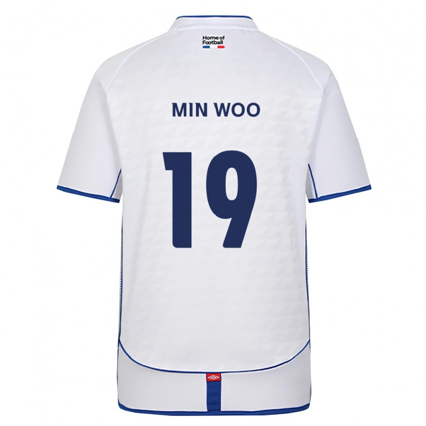 Danxen Homme Maillot Min-Woo Kim #19 Noir Blanc Rouge Tenues Extérieur 2026/27 T-Shirt