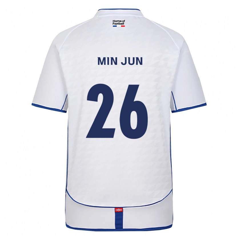 Danxen Homme Maillot Min-Jun Kim #26 Noir Blanc Rouge Tenues Extérieur 2026/27 T-Shirt
