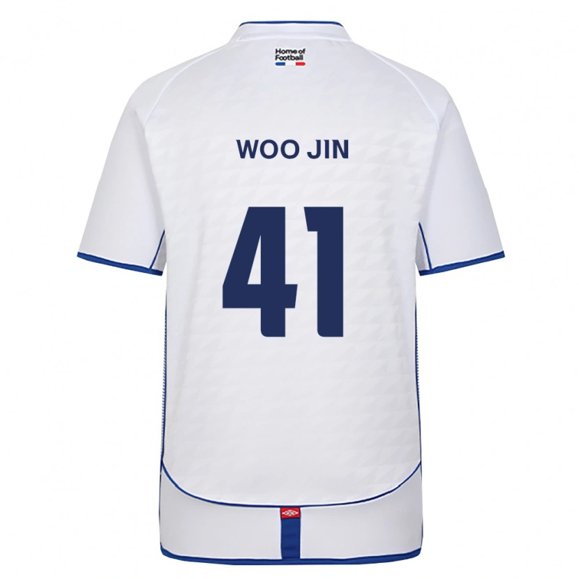Danxen Homme Maillot Woo-Jin Kim #41 Noir Blanc Rouge Tenues Extérieur 2026/27 T-Shirt
