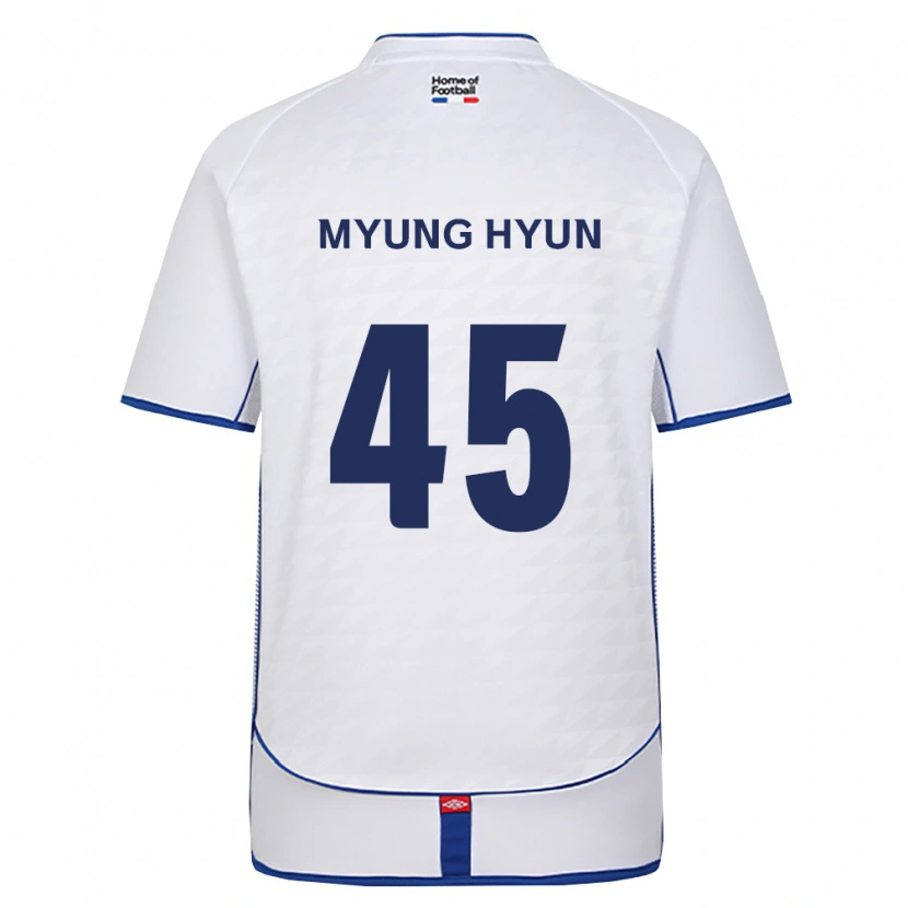 Danxen Homme Maillot Myung-Hyun Hwang #45 Noir Blanc Rouge Tenues Extérieur 2026/27 T-Shirt