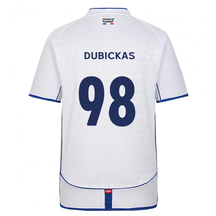 Danxen Homme Maillot Edgaras Dubickas #98 Noir Blanc Rouge Tenues Extérieur 2026/27 T-Shirt