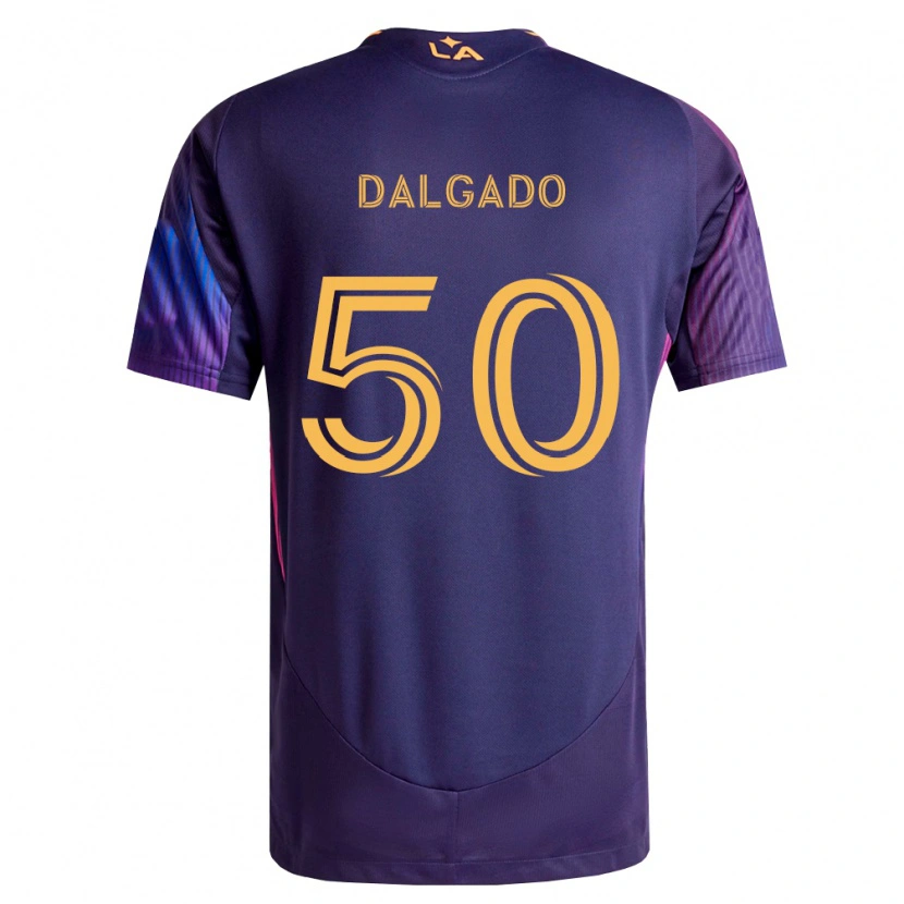 Danxen Homme Maillot Riley Dalgado #50 Pourpre Foncé Jaune Tenues Extérieur 2026/27 T-Shirt