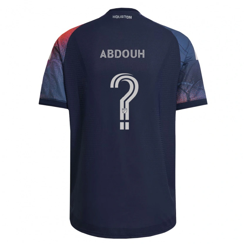 Danxen Homme Maillot Adam Abdouh #0 Bleu Foncé Blanc Orange Tenues Extérieur 2026/27 T-Shirt
