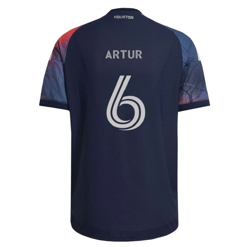 Danxen Homme Maillot José Artur De Lima Júnior #6 Bleu Foncé Blanc Orange Tenues Extérieur 2026/27 T-Shirt