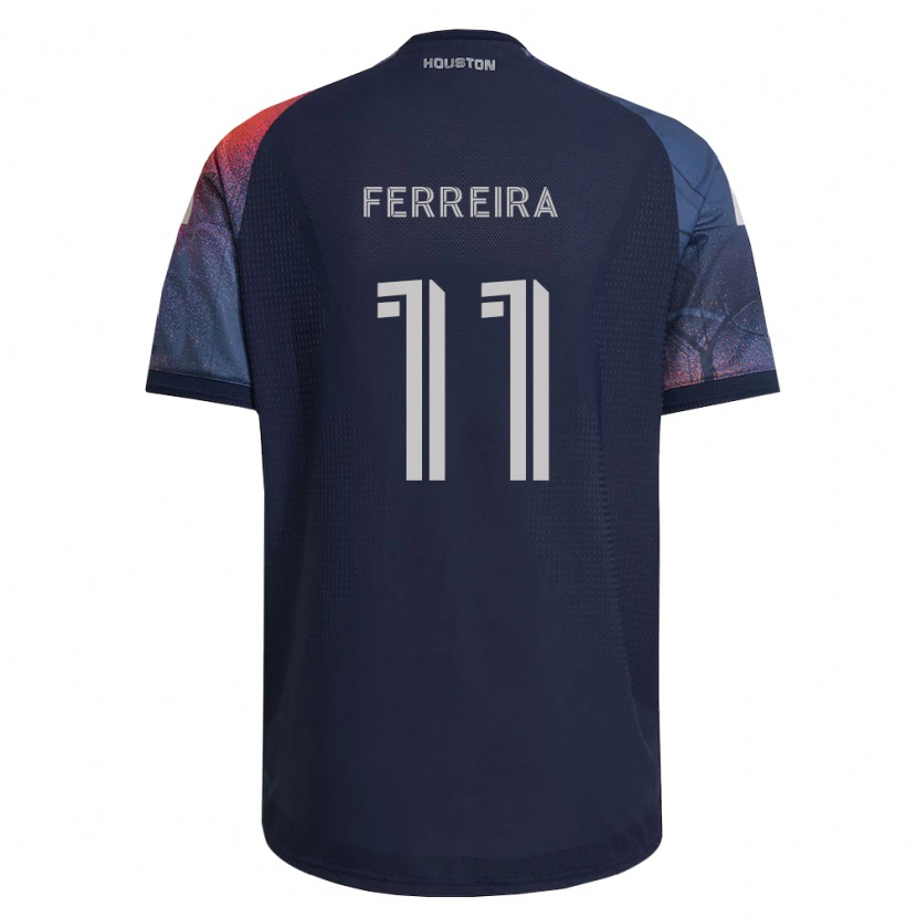 Danxen Homme Maillot Sebastián Ferreira #11 Bleu Foncé Blanc Orange Tenues Extérieur 2026/27 T-Shirt