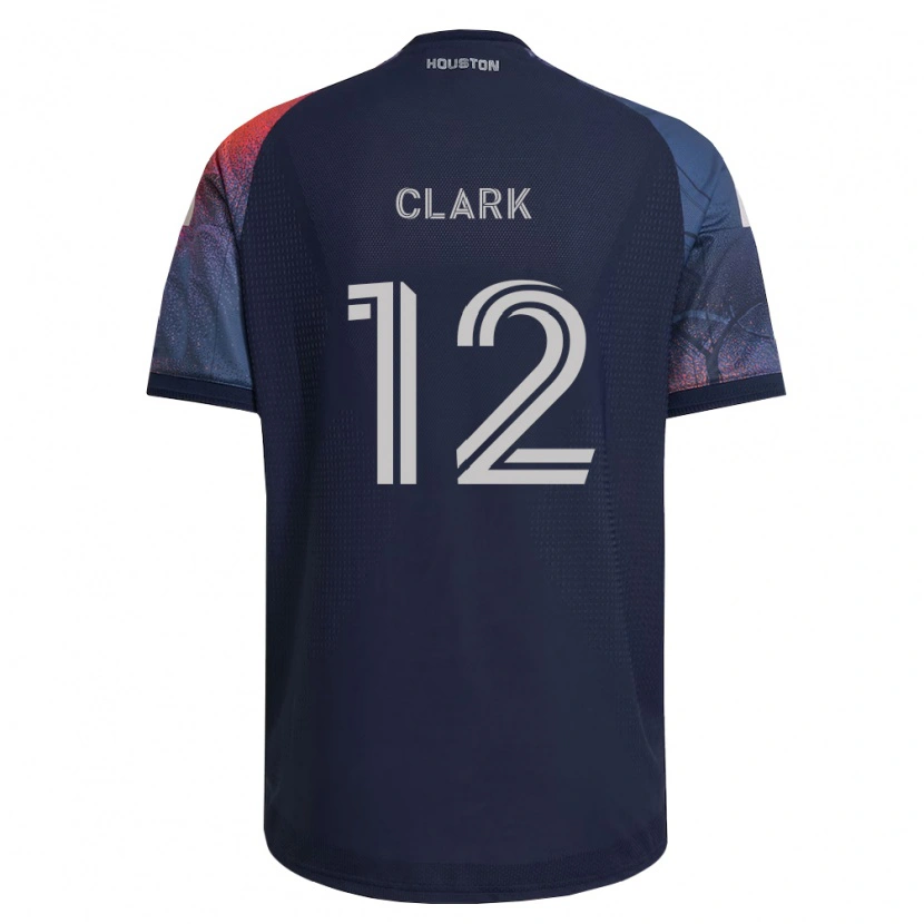 Danxen Homme Maillot Steve Clark #12 Bleu Foncé Blanc Orange Tenues Extérieur 2026/27 T-Shirt
