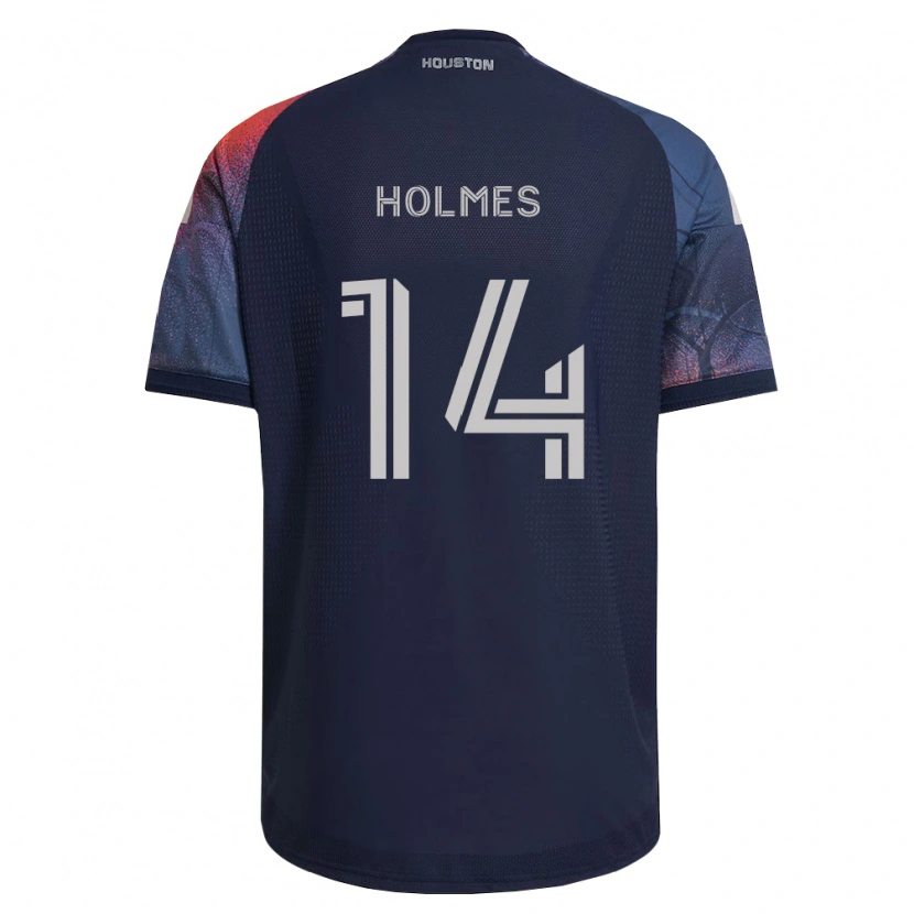 Danxen Homme Maillot Duane Holmes #14 Bleu Foncé Blanc Orange Tenues Extérieur 2026/27 T-Shirt