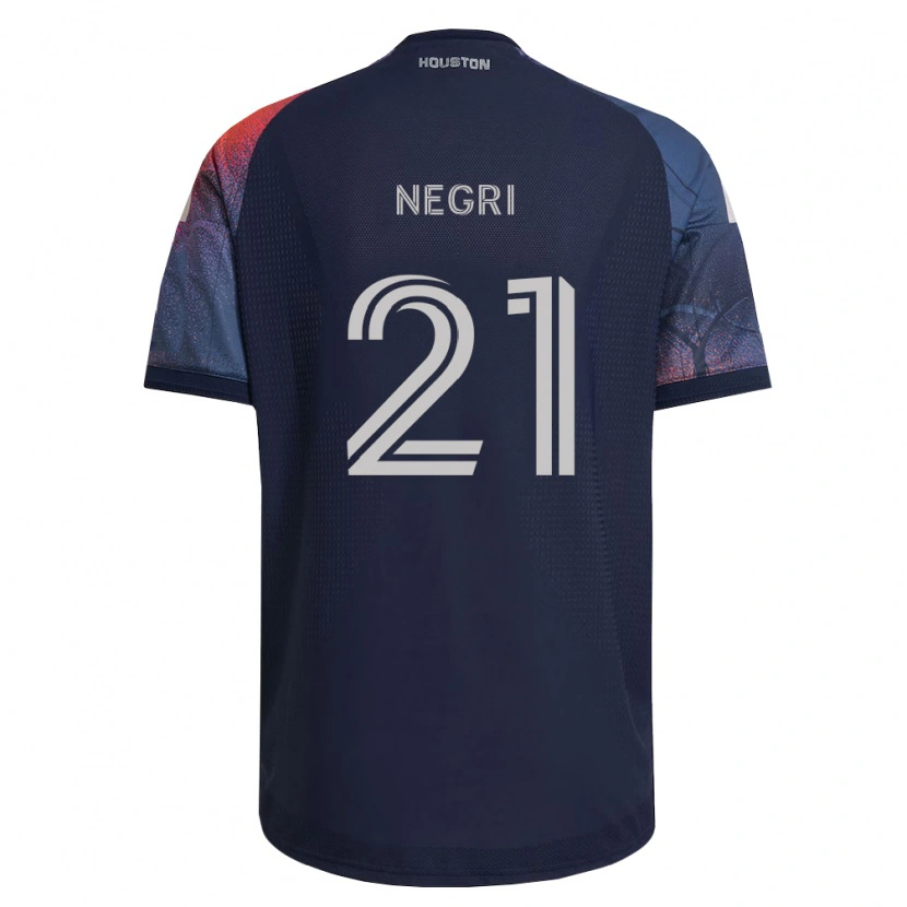 Danxen Homme Maillot Franco Negri #21 Bleu Foncé Blanc Orange Tenues Extérieur 2026/27 T-Shirt