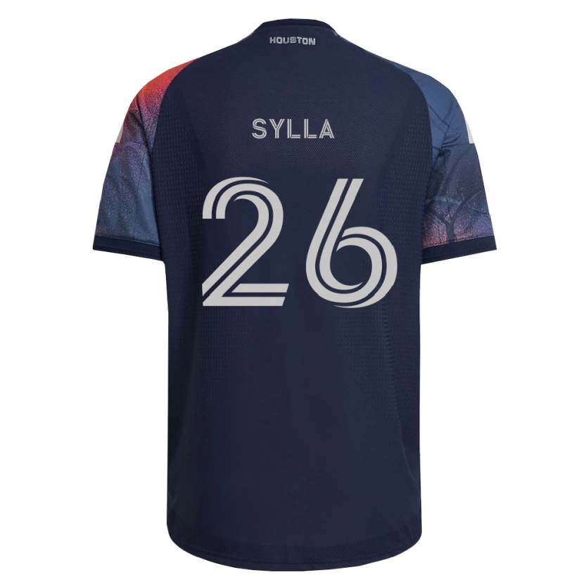 Danxen Homme Maillot Ousmane Sylla #26 Bleu Foncé Blanc Orange Tenues Extérieur 2026/27 T-Shirt