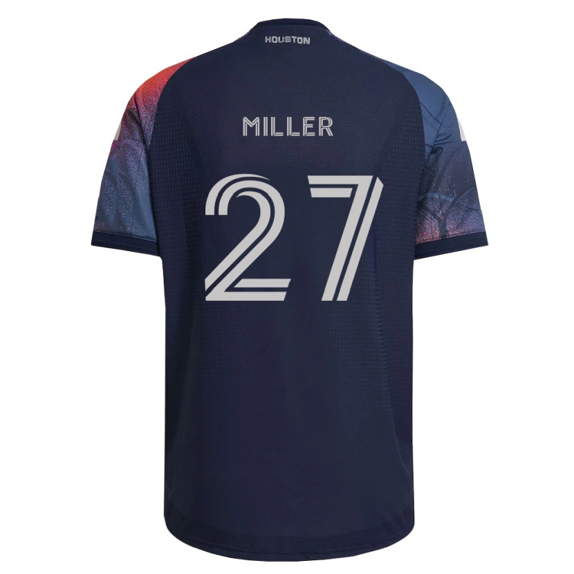 Danxen Homme Maillot Reese Miller #27 Bleu Foncé Blanc Orange Tenues Extérieur 2026/27 T-Shirt