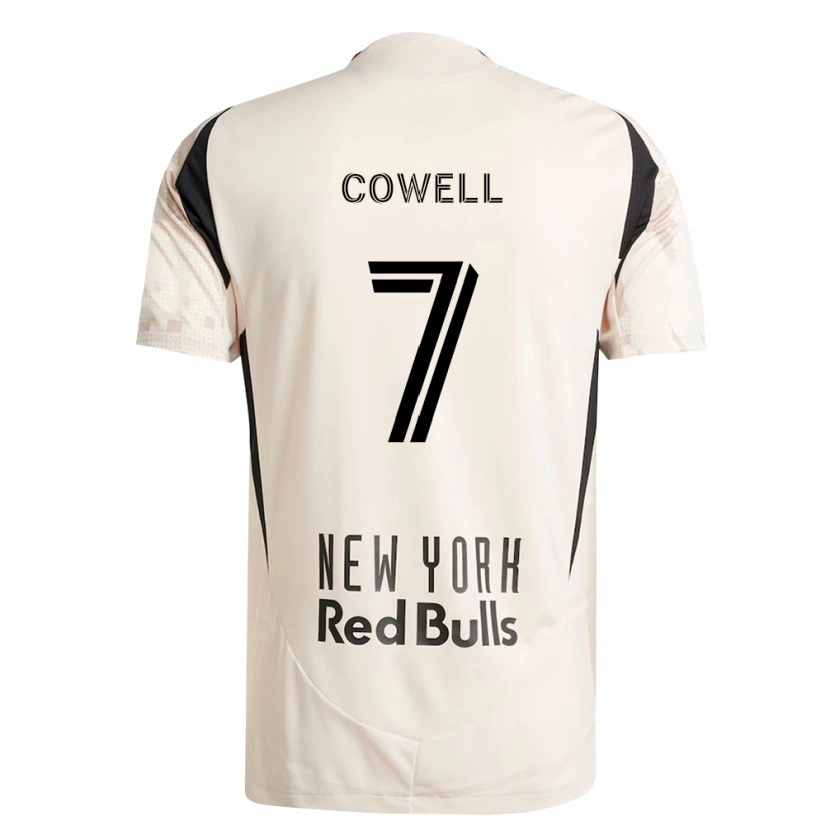 Danxen Homme Maillot Cade Cowell #7 Blanc Cassé Rouge Noir Tenues Extérieur 2026/27 T-Shirt