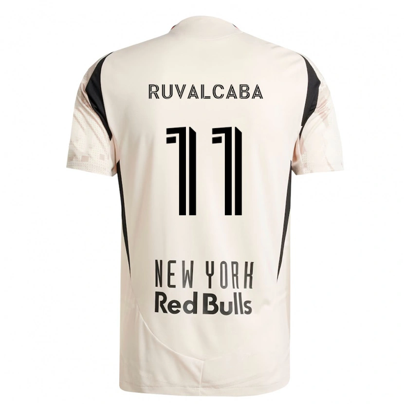 Danxen Homme Maillot Jorge Ruvalcaba #11 Blanc Cassé Rouge Noir Tenues Extérieur 2026/27 T-Shirt
