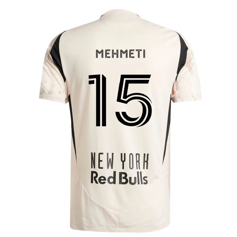 Danxen Homme Maillot Adri Mehmeti #15 Blanc Cassé Rouge Noir Tenues Extérieur 2026/27 T-Shirt
