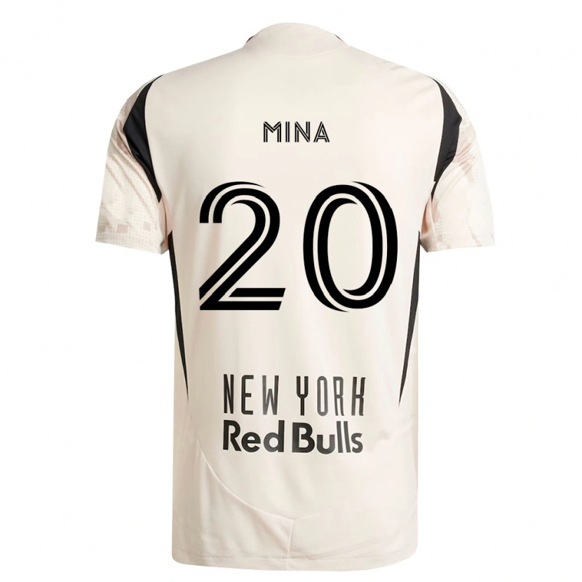 Danxen Homme Maillot Juan Mina #20 Blanc Cassé Rouge Noir Tenues Extérieur 2026/27 T-Shirt