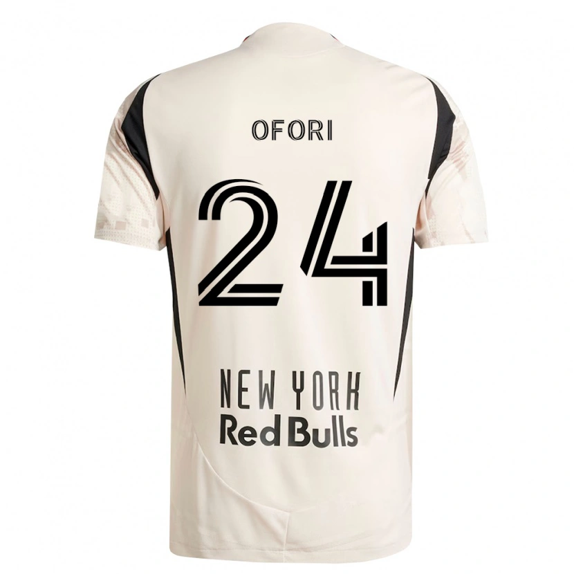 Danxen Homme Maillot Curtis Ofori #24 Blanc Cassé Rouge Noir Tenues Extérieur 2026/27 T-Shirt