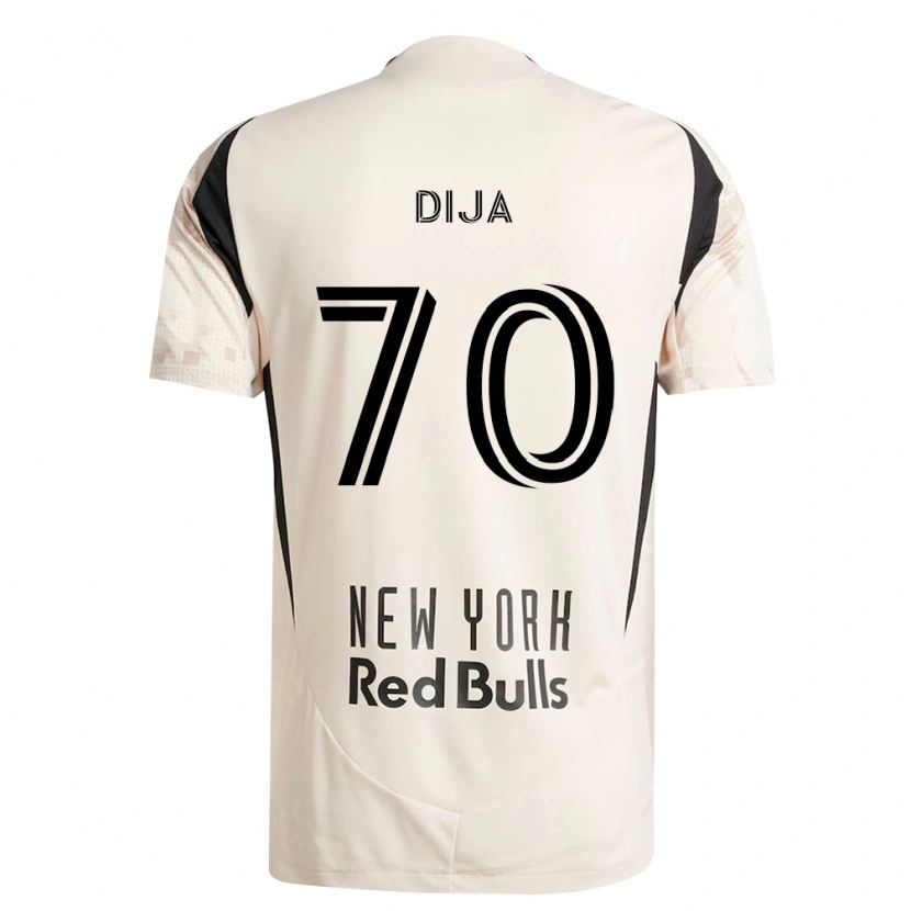 Danxen Homme Maillot Dija #70 Blanc Cassé Rouge Noir Tenues Extérieur 2026/27 T-Shirt