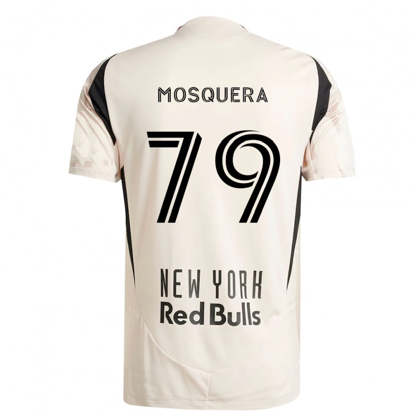 Danxen Homme Maillot Rafael Mosquera #79 Blanc Cassé Rouge Noir Tenues Extérieur 2026/27 T-Shirt